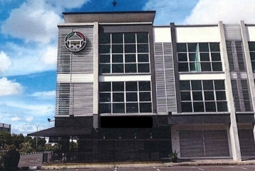 A three (3) storey terraced-type shophouse