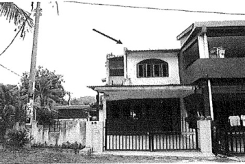 A CORNER DOUBLE STOREY TERRACE COMPACT HOUSE 