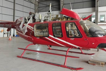 CIVIL UTILITY HELICOPTER WITH MODEL NUMBER 407GX MANUFACTURED BY BELL TEXTRON CANADA LIMITED, FOUR-BLADE, SINGLE ENGINE.